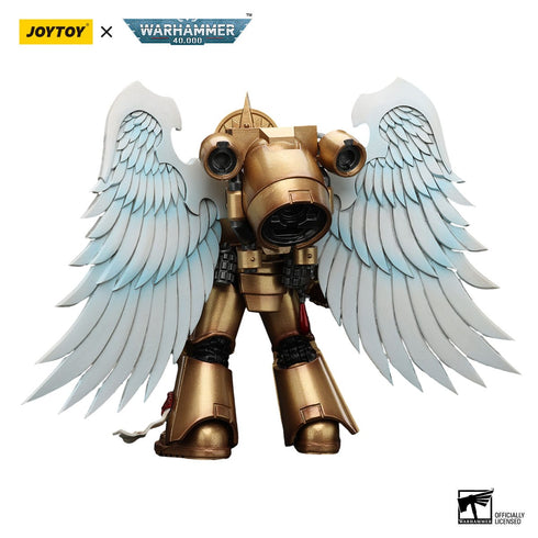 JOYTOY Warhammer The Horus Heresy Blood Angels Sanguinary Guard with Encarmine Sword 2 1/18 Action Figure